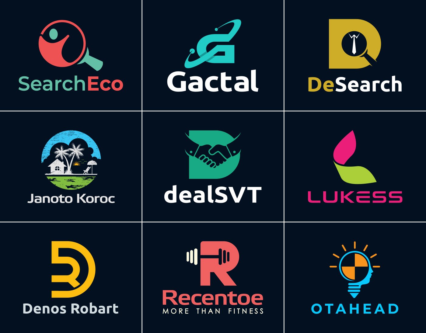 modern minimalist professional creative business logo design